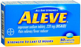 Aleve Pain Reliever/Fever Reducer, Caplets  - 50ea
