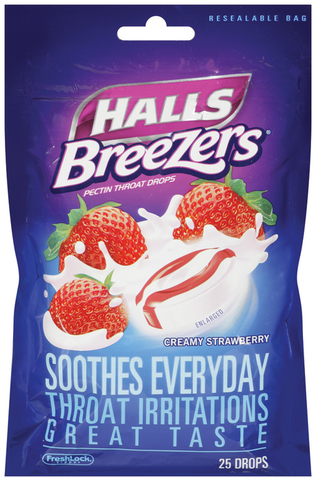 sore throat drops halls