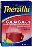 Theraflu Packets Cold and Cough Natural Lemon Flavor - 6 EA