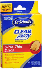 Dr. Scholl's Clear Away Wart Remover Medicated Discs - 1 EA