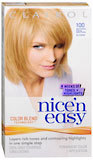 Nice 'n Easy Haircolor with Built-In Highlights, Level 3 Permanent, Natural Pale Neutral Blonde 100  - 1ea