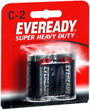 Eveready Super Heavy Duty Batteries C 2-Pack - 2 EA