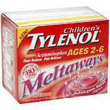 Tylenol Acetaminophen for Ages 2-11, Stage 3, 80 mg, Fruit Flavor, Soft-Chews, Chewable Tablets  - 60ea