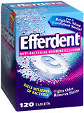 Efferdent Denture Cleanser Tablets - 120 Tablets