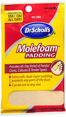 Dr. Scholl's Molefoam Strips - 2 Each