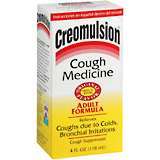 Creomulsion Cough Medicine, Adult Formula  - 4oz