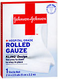 First Aid Rolled Gauze, Extra Absorbent  - 2.5yds