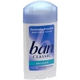 Ban Classic Anti-Perspirant Deodorant Invisible Solid Unscented - 2.75 OZ