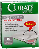 Curad Non-Stick Pads with Adhesive Tabs  - 10ea