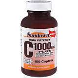 Sundown C 1000 mg Caplets Plus Rose Hips - 100 Caps