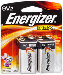 Energizer Alkaline Batteries 9V 2-Pack - 2 EA