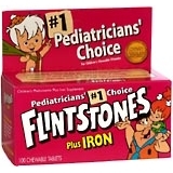 Flintstones Tablets Plus Iron - 100 Tablets