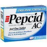 Pepcid AC Acid Reducer, Tablets  - 6ea