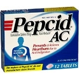 Pepcid AC Acid Reducer, Tablets  - 12ea