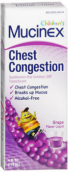 Mucinex For Kids Liquid Grape Flavor - 4 OZ