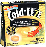 COLD-EEZE Lozenges Natural Herbal Flavor  -  18 EA