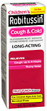 Robitussin Pediatric Cough and Cold Liquid Long-Acting  -  4 OZ