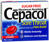 Cepacol Sore Throat Lozenges, Maximum Strength, Cherry  - 16ea