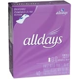 Always Alldays Pantiliners Breathable Small Unscented - 40 Each