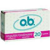 o.b. Tampons, Regular Absorbency  - 20ea