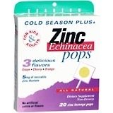 Quantum Cold Season Plus Zinc Pops With Echinacea - 20 Each