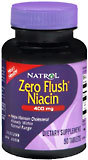 Natrol Niacin Zero Flush Tablets - 50 TB