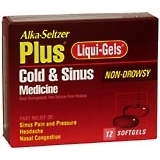 Alka-Seltzer Plus Cold and Sinus Liqui-Gels Non-Drowsy - 12 Each