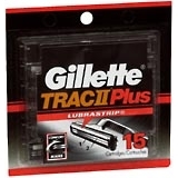Gillette Trac II Plus Cartridges 15-Pack - 15 EA
