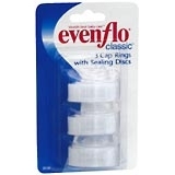 Evenflo Classic Cap Rings With Sealing Discs - 3 EA