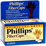 Phillips' Bulk-Forming Fiber Laxative, Caplets  - 60ea