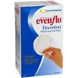 Evenflo Discretion Disposable Nursing Pads Multi-Layered - 60 EA
