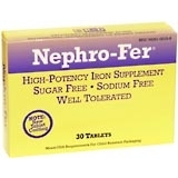 R&D Laboratories Nephro-Fer Tablets 3X10 Pack - 30 TB