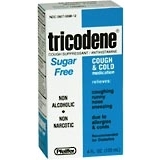 Tricodene Cough & Cold Liquid Sugar Free - 4 OZ