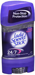 Lady Speed Stick 24/7 Anti-Perspirant Deodorant Gel Fresh Fusion - 2.3 OZ
