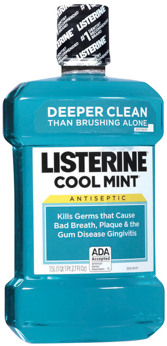 Listerine Antiseptic, Cool Mint  - 1.5liter