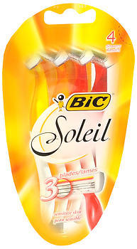 Bic Soleil For Women Shavers Triple Blade Sensitive Skin 4-Pack - 4 EA