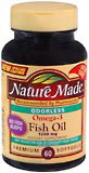 Nature Made Fish Oil 1200 mg Softgels  -  60 Caplets
