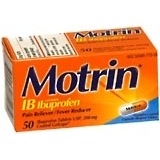 Motrin IB Ibuprofen USP, 200 mg, Coated Gelcaps  - 50ea