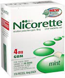Nicorette 4 mg Mint  -  170 EA