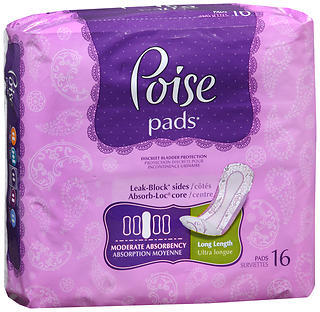 Poise Pads Extra Plus Absorbency - 16 EA ( 6 Pack) - Medshopexpress