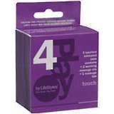 4 Play Lubricated Latex Condoms Touch - 1 EA