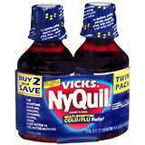 NyQuil Liquid Twin Pack Cherry Flavor - 20 OZ