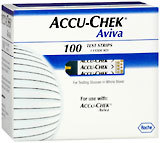 ACCU-CHEK Aviva Test Strips - 100 EA
