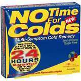 NO Time For Colds Lozenges Cherry - 18 EA