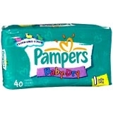 Pampers Baby-Dry Diapers Size 1 8-14 LBS 6X40 Pack - 40 Each