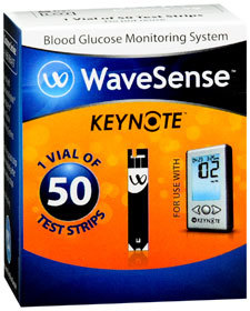 WaveSense KeyNote Test Strips - 50 EA