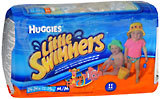 HUGGIES Little Swimmers Medium 24-34 LBS 8X11 Pack - 11 EA
