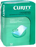 Curity Disposable Underpads Large - 30 EA ( 6 Pack)