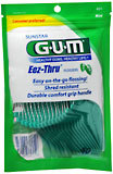 Butler GUM Eez-Thru Flossers Mint - 20 EA