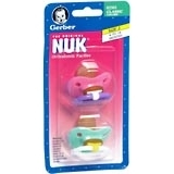 Nuk Pacifiers Orthodontic Size 2 Classic Colors 2-Pack - 2 EA
